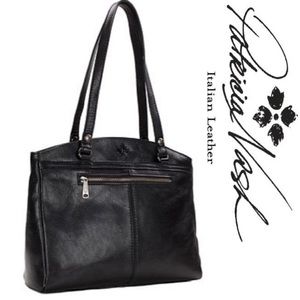 Patricia Nash Black Leather purse